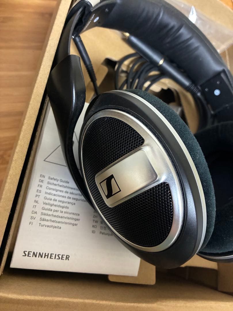 美品Sennheiser オープンバックヘッドフォンhd599se