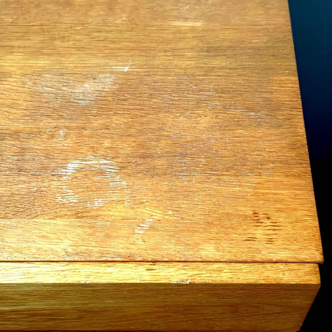 【廃盤】無印良品 木製デスクキャビネット オーク材