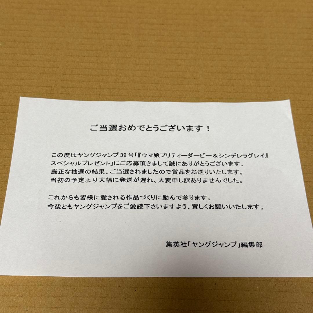 ウマ娘シンデレラグレイ オグリキャップ 複製原画