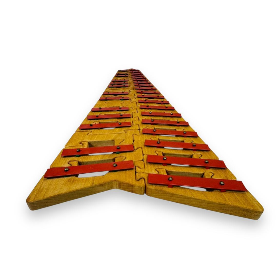 希少 SONOR ゾノア 鉄琴 グロッケン 積み木 パズル 32音