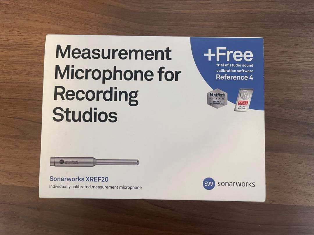 Sonarworks XREF20 測定マイク（元箱付き)