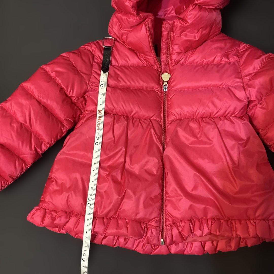 【美品】Moncler フード付き ピンク ダウンコート　92cm