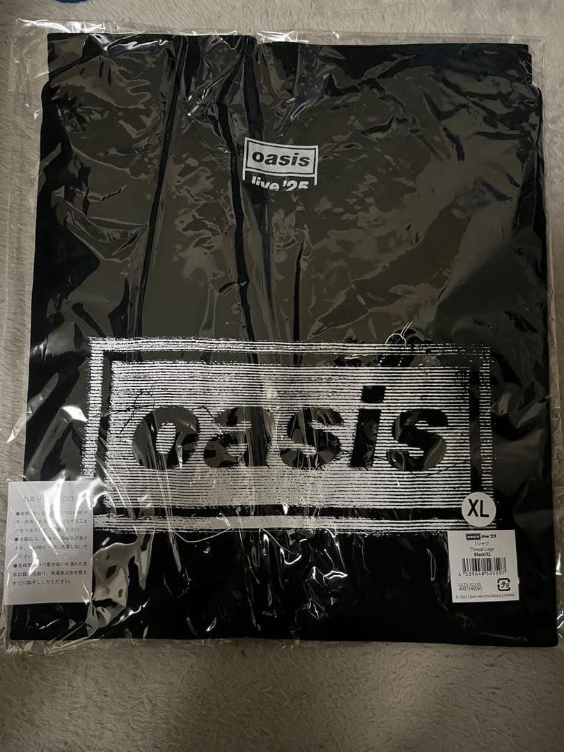 oasis Tシャツ thread logo　ライブ '25
