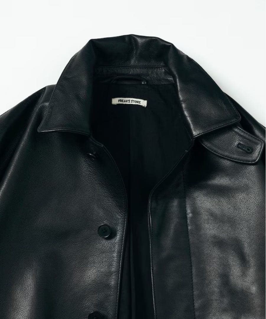 FREAK'S STORE Calf Leather ミニマル カーコート