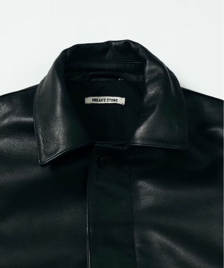 FREAK'S STORE Calf Leather ミニマル カーコート