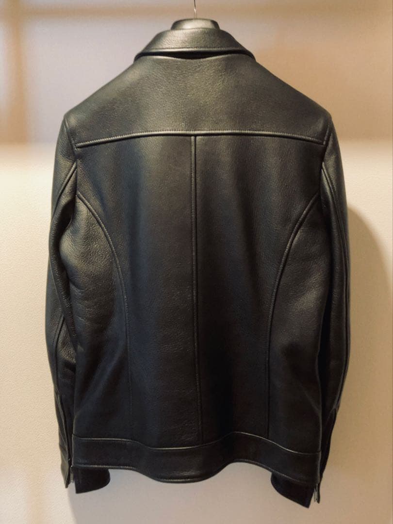 junhashimoto ジュンハシモト ZIP LEATHER SHIRTS
