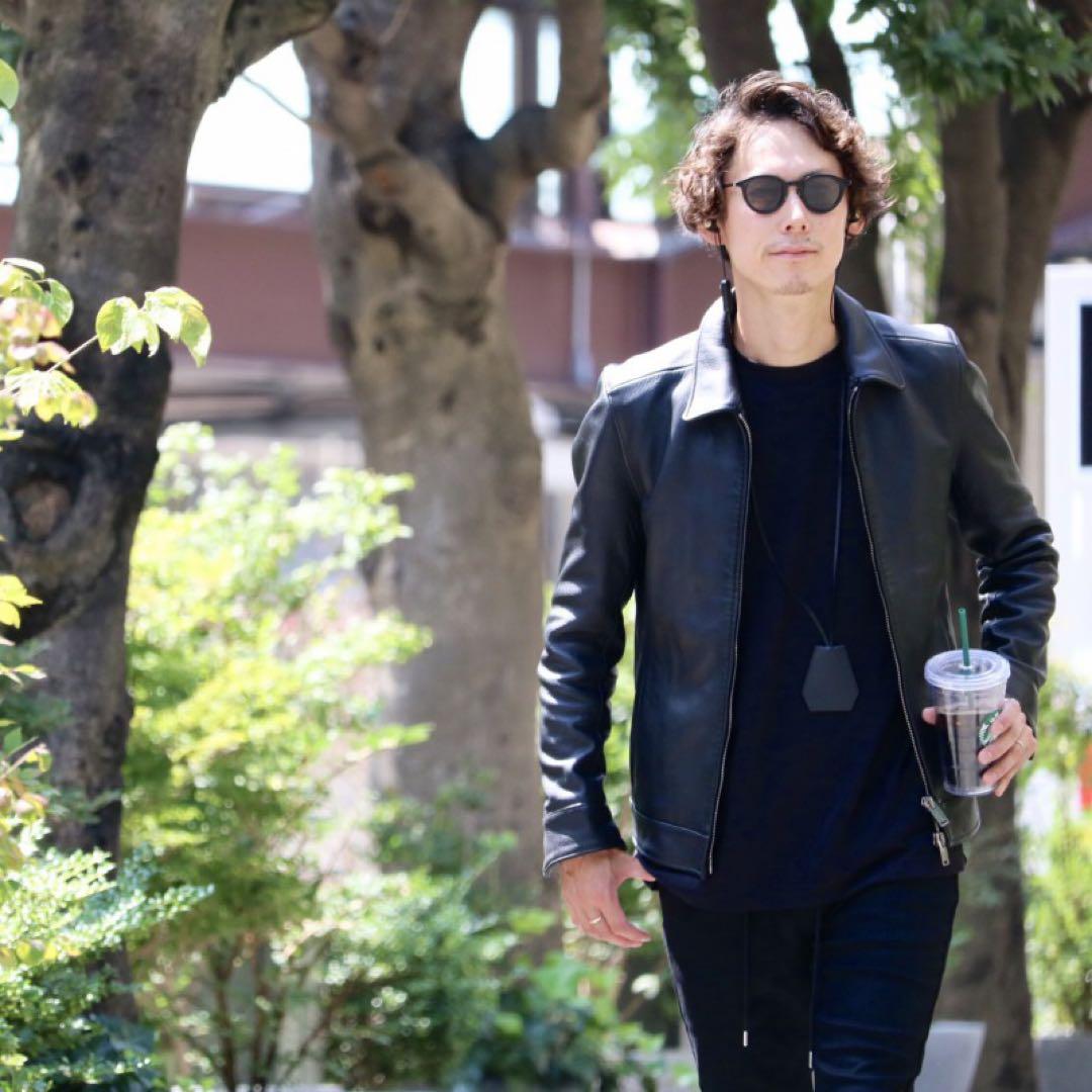 junhashimoto ジュンハシモト ZIP LEATHER SHIRTS