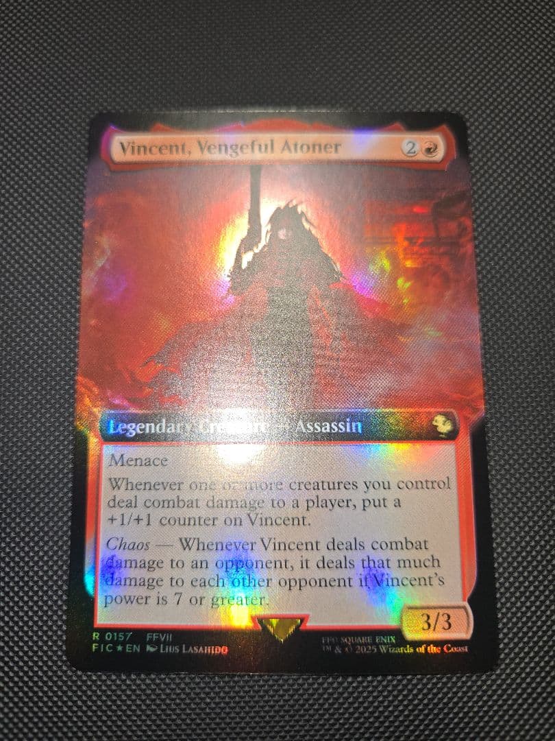 ラスト一枚【Foil】(157)■拡張アート■復讐の贖罪者、ヴィンセント　希少