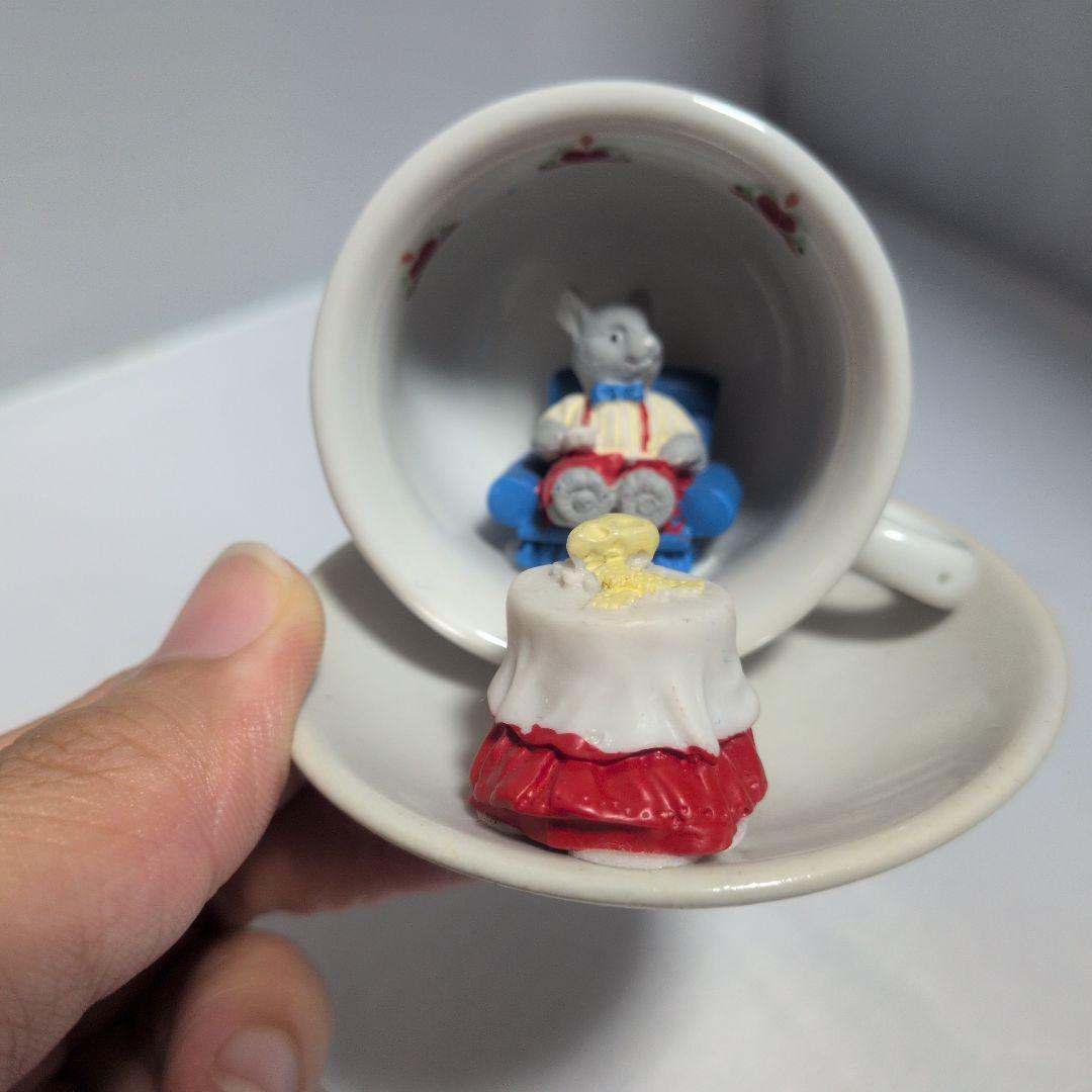 ドイツ製 ロイターポーセリン ミニチュア ポット ティーカップ