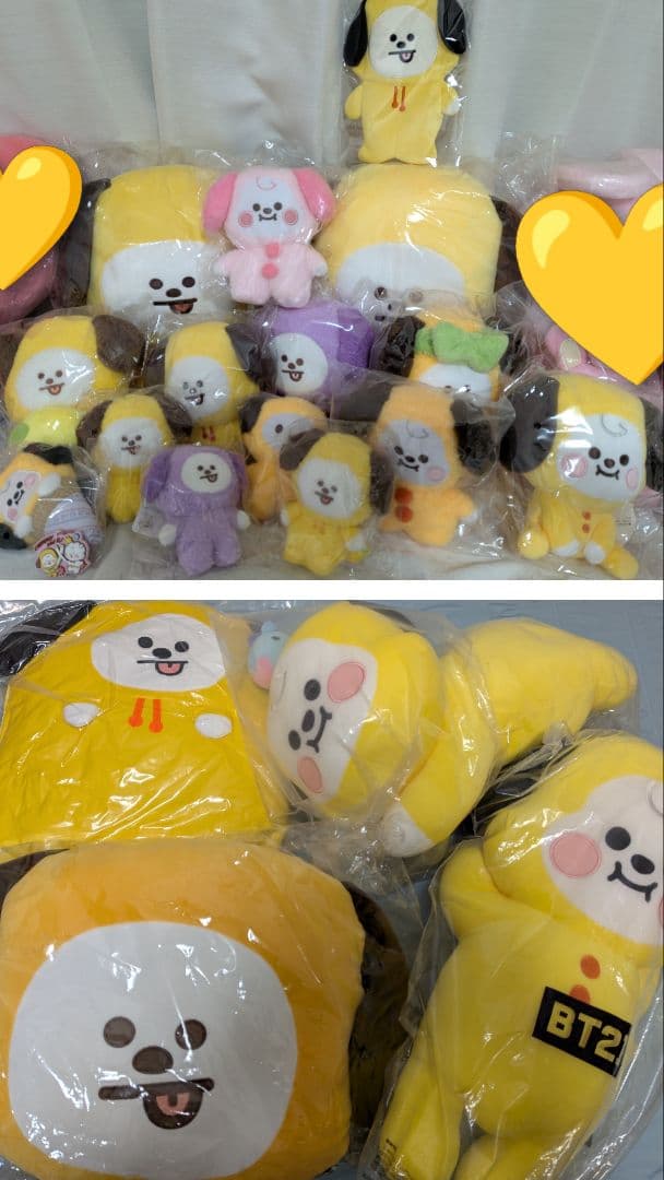 チミー　ジミン　BT21 ぬいぐるみ　まとめ売り