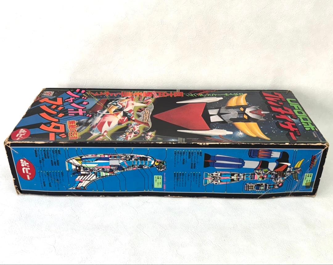 当時物　ポピー　ジャンボマシンダー グレンダイザー 箱、カタログ付