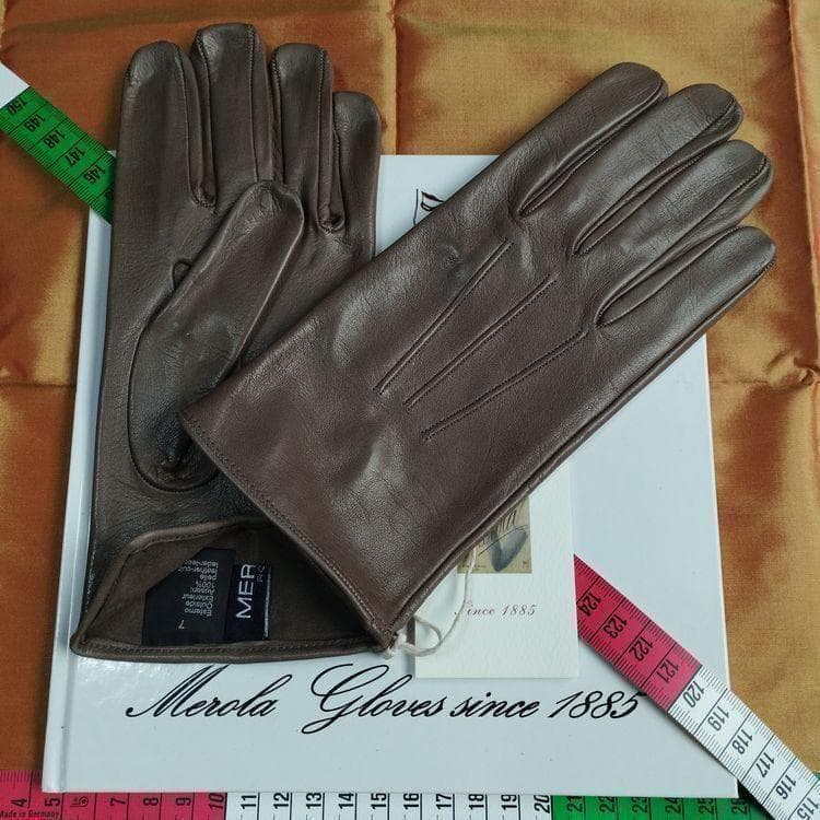メローラ ナッパトープ色 ライニングなし グローブ 革手袋 MEROLA