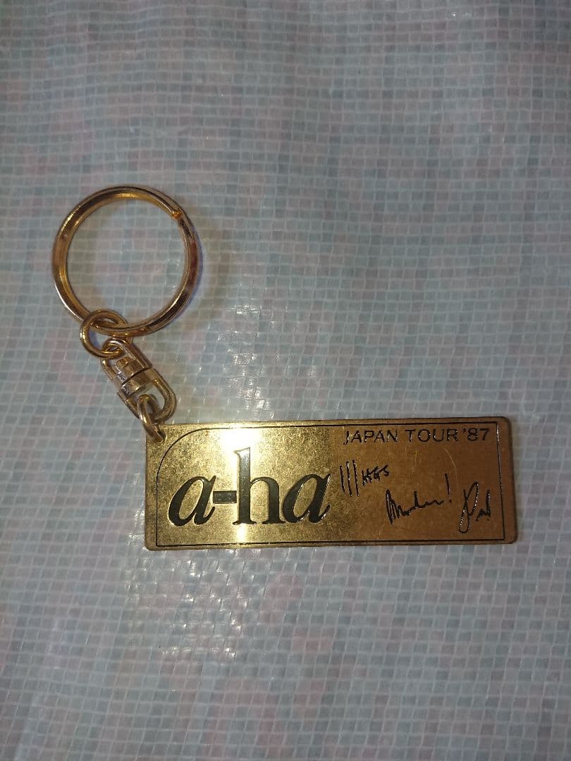 a-ha キーホルダー JAPAN TOUR 1987