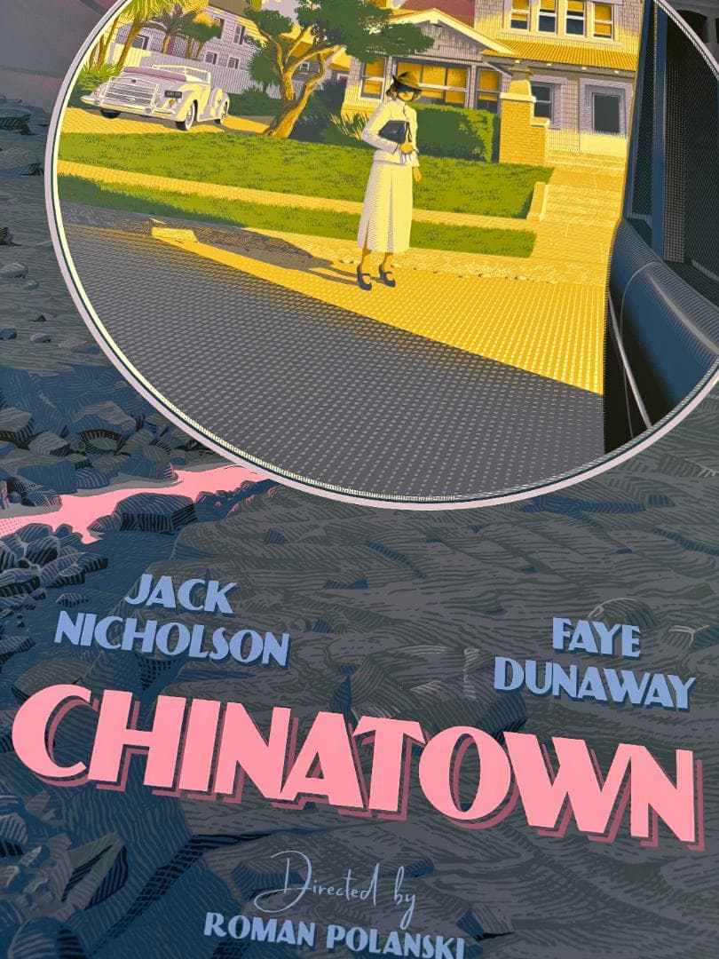 世界限定 500枚 チャイナタウン シルクスクリーン ポスター