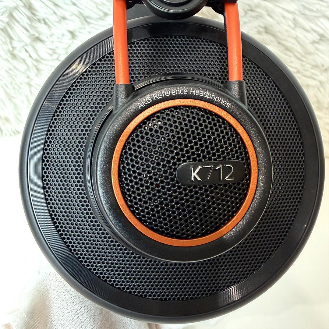 AKG K712 PRO 有線ヘッドフォン ブラック×オレンジ