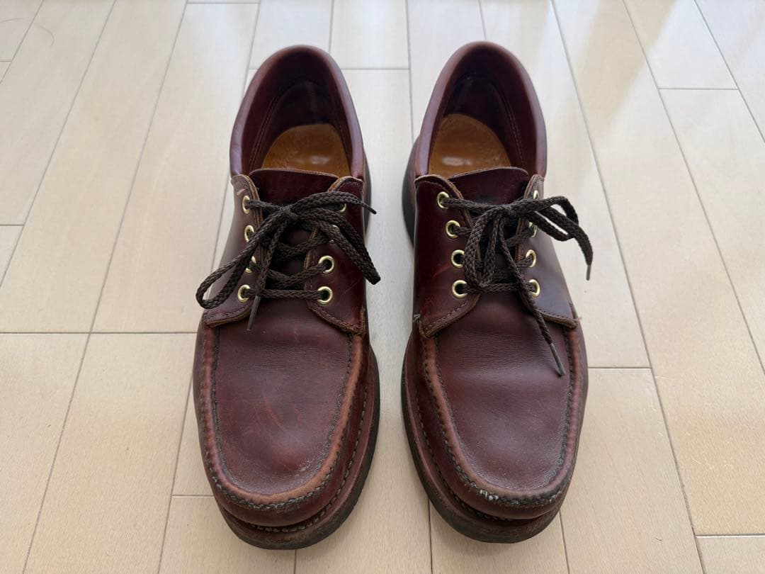ラッセルモカシン ダークブラウン レザー モカシン 26.5cm