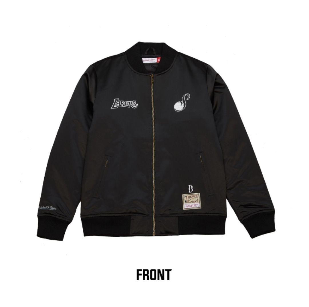 BTS SUGA×NBA GLITCH BOMBER JACKET LAKERS