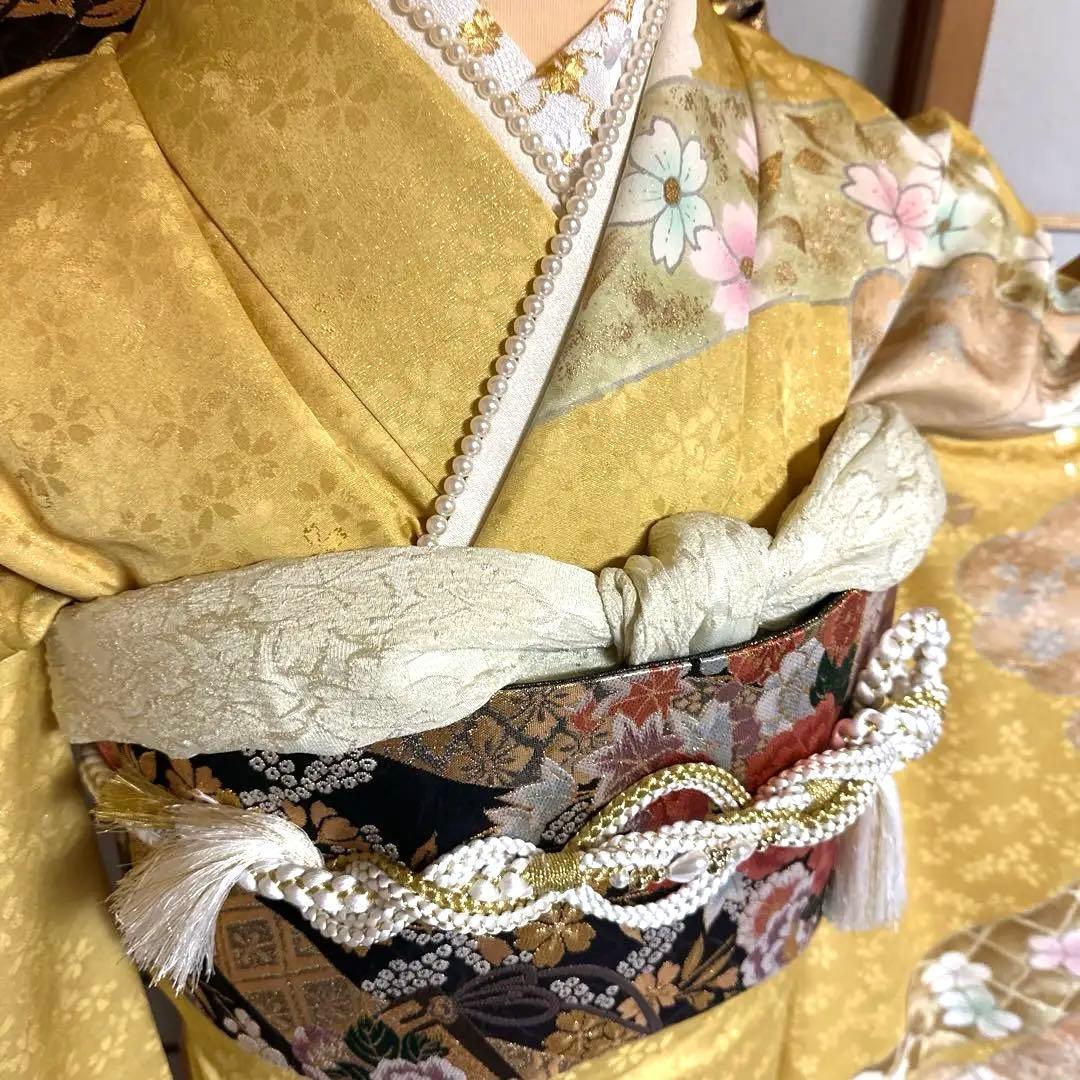 麗らかな春の風　振袖フルセット　成人式前撮り謝恩会