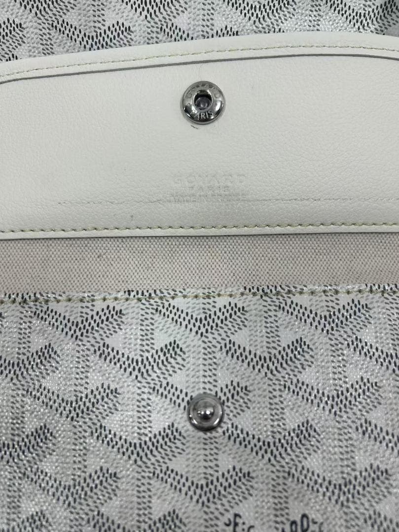 GOYARD PM ホワイト レディース PVC レザー トート