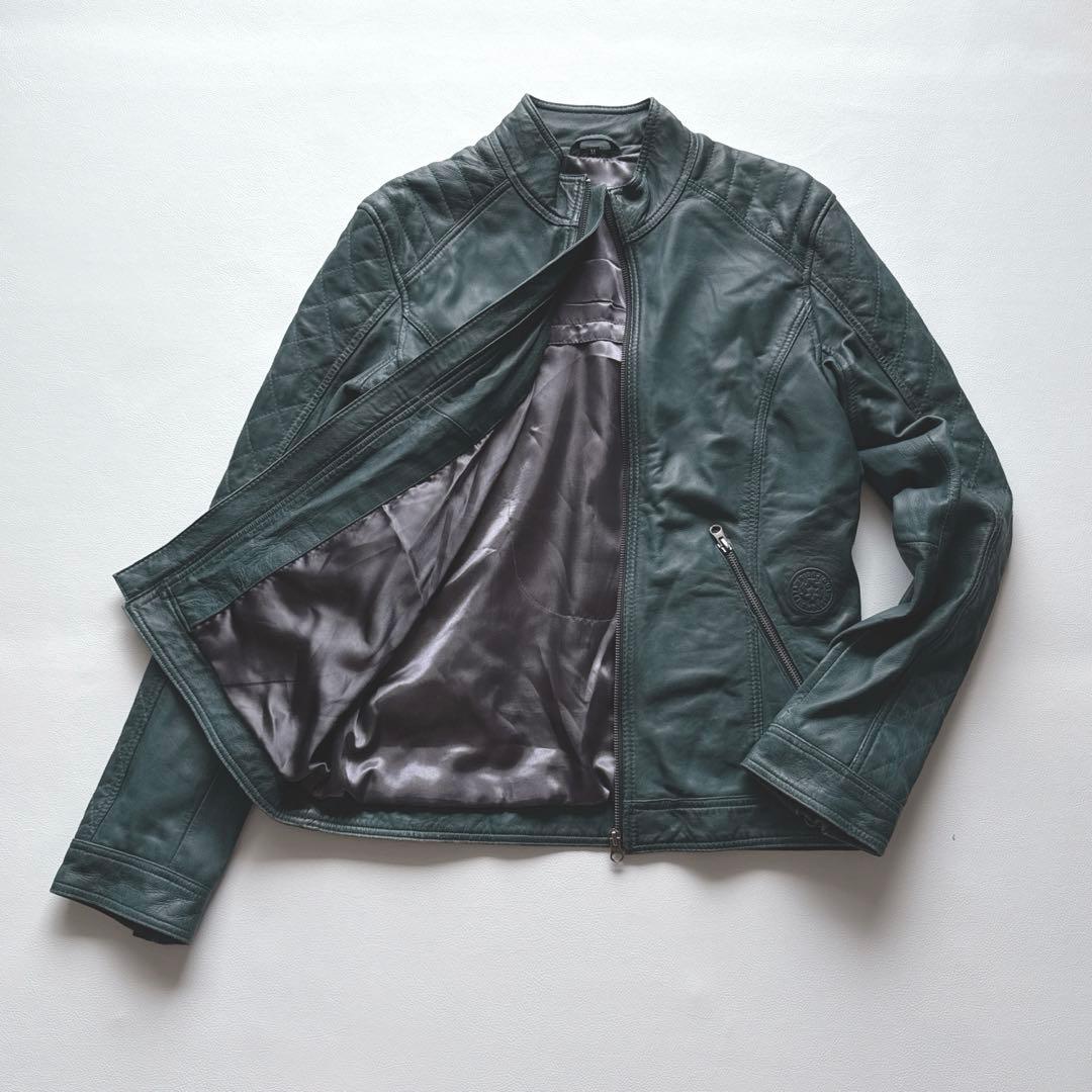 【希少】RIDEZ シングルライダース M グリーン　シープレーザー