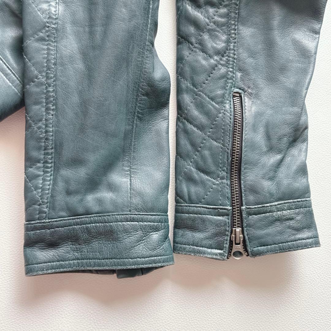 【希少】RIDEZ シングルライダース M グリーン　シープレーザー