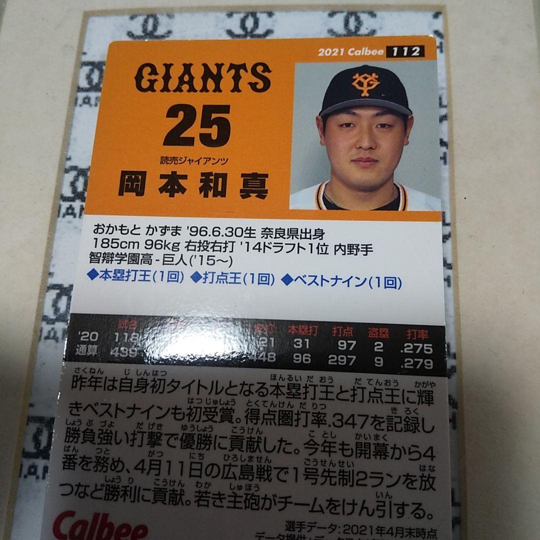 注目あの【岡本和真】選手 カード１枚  自慢！【最高です！】 侍ジャパン！