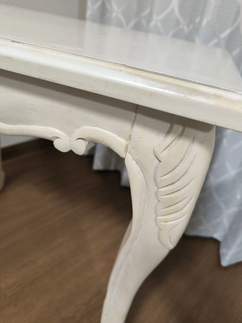 【5/15まで値下】ネストテーブル　ロココ調　猫足　三点セット　アンティーク　姫