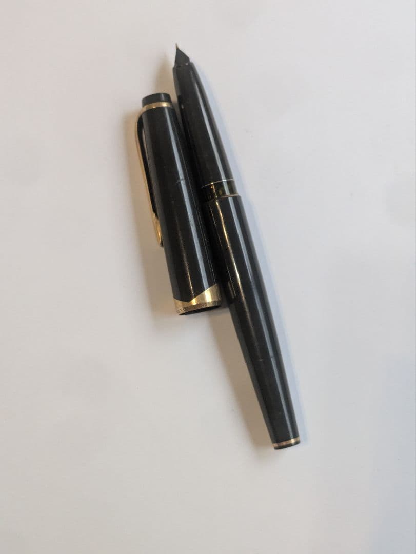 モンブラン　no12　グレー軸　細字