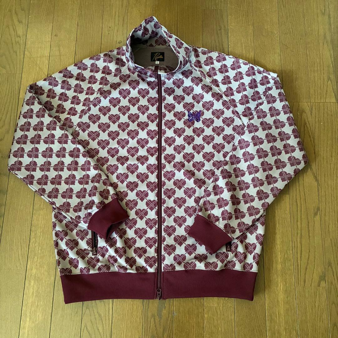 Needles トラックジャケット トラックパンツ セットアップ 総柄 ハート