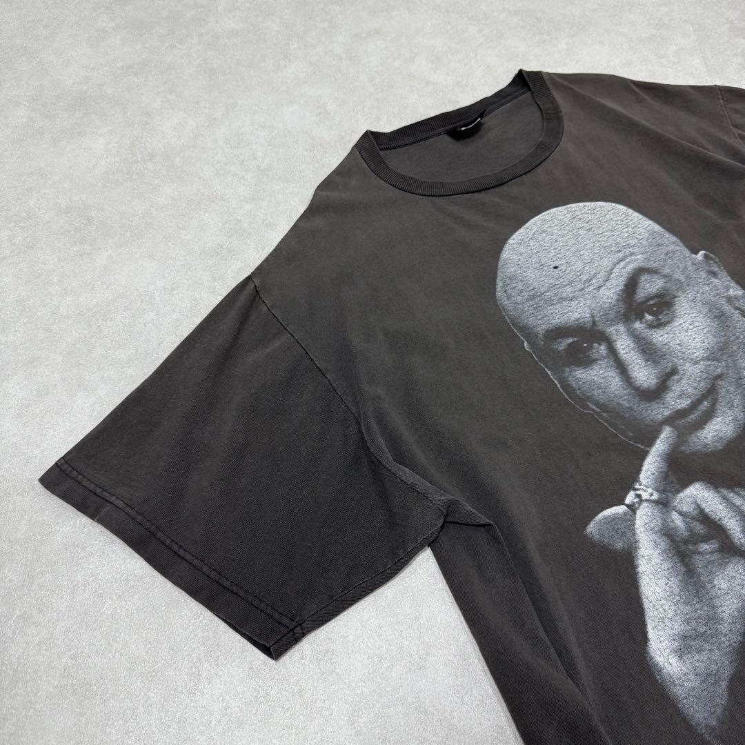 古着 90s DR. EVIL 山田蓮着用 半袖 シャツ ブラック 黒 ①