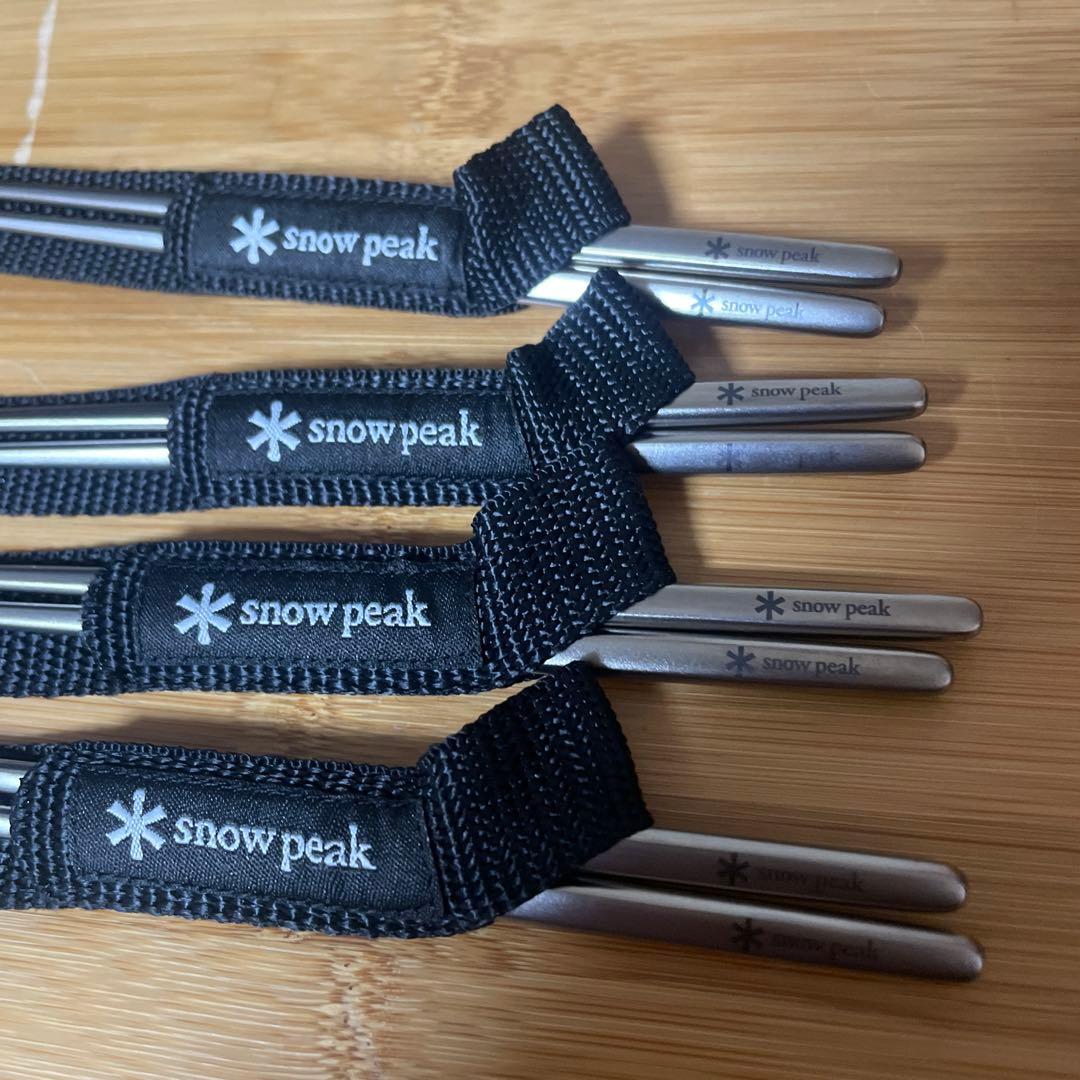 ギ*コ様 スノーピーク　チタン先細箸4セット④
