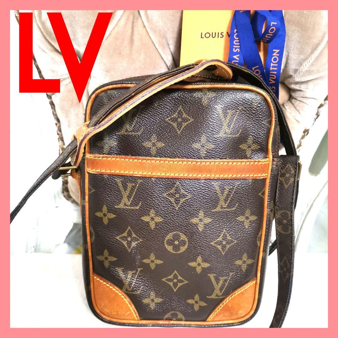 Jiang!モノグラム柄ルイヴィトンダヌーブM45264ショルダーバッグ