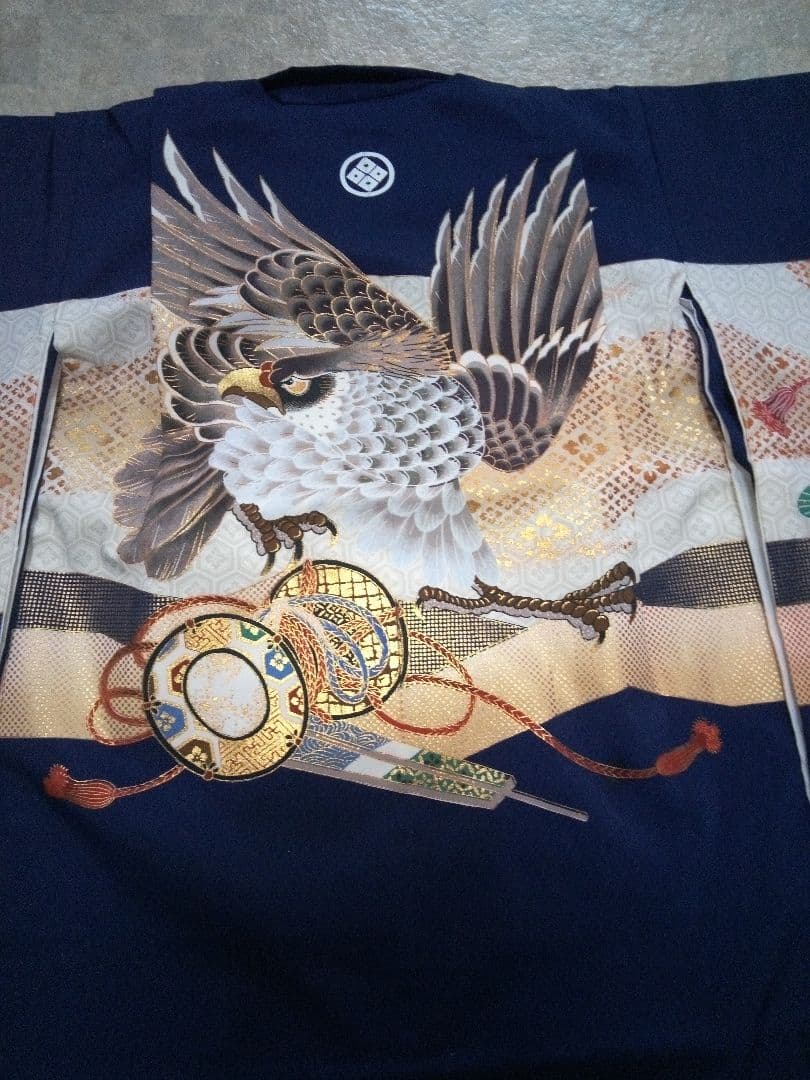 【七五三男の子5歳用】羽織ワンタッチ袴セット