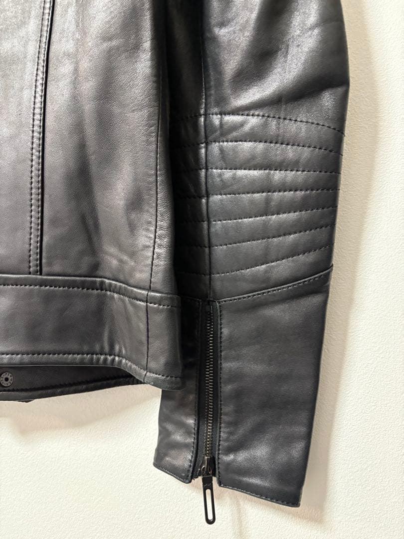 襟ファー シングルライダース