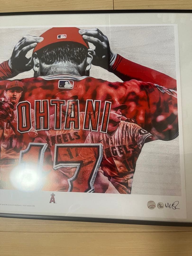 大谷翔平by ローレン　テイラー直筆サイン入りポスター