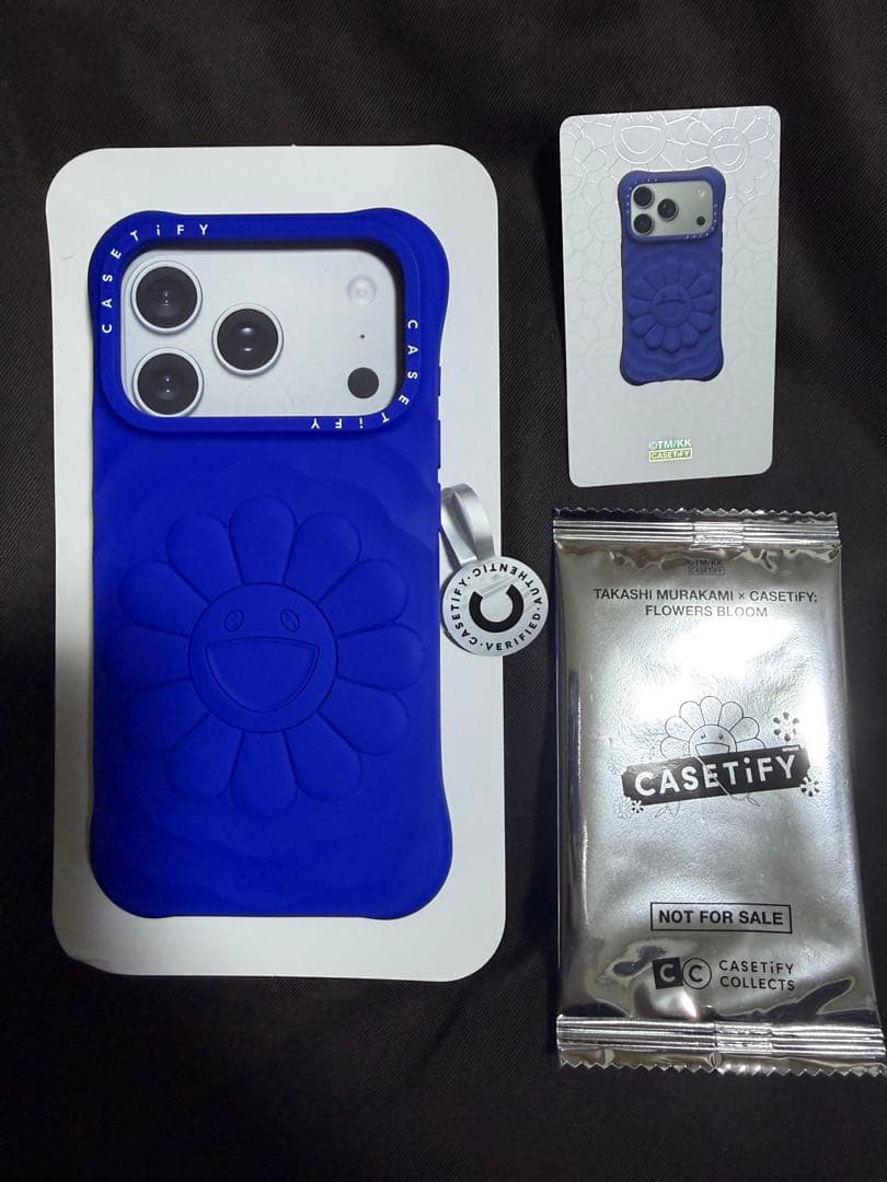限定 CASETiFY iPhone17proケース ブルー 村上隆
