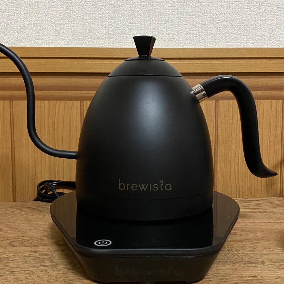 Brewistaグースネックケトル 0.6L ピュアブラック