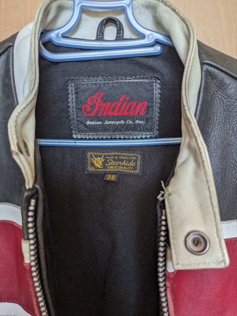indian motor cycle シングルライダースジャケット