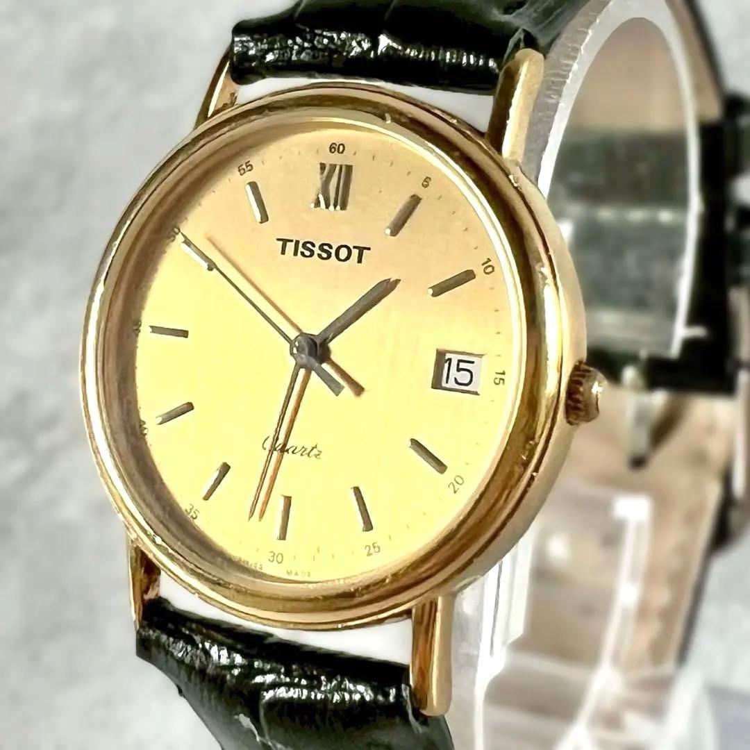 TISSOT ティソ クォーツ 腕時計 ゴールド C260 メンズ 稼働