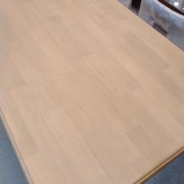 カントリーダイニングテーブル　栗脚 栗棒 ラバーウッド 無垢 展示品特価