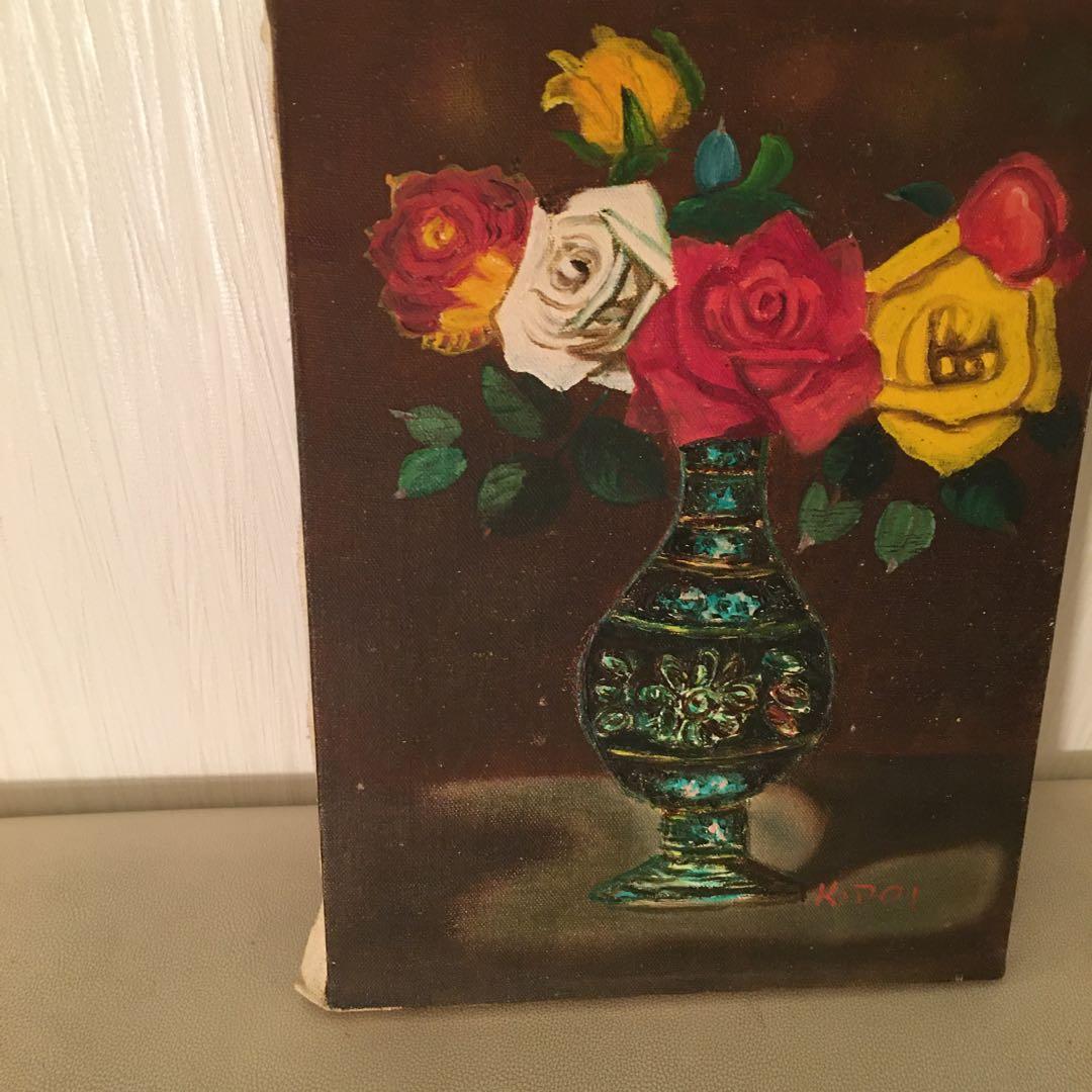 油絵手描き4号カンバス