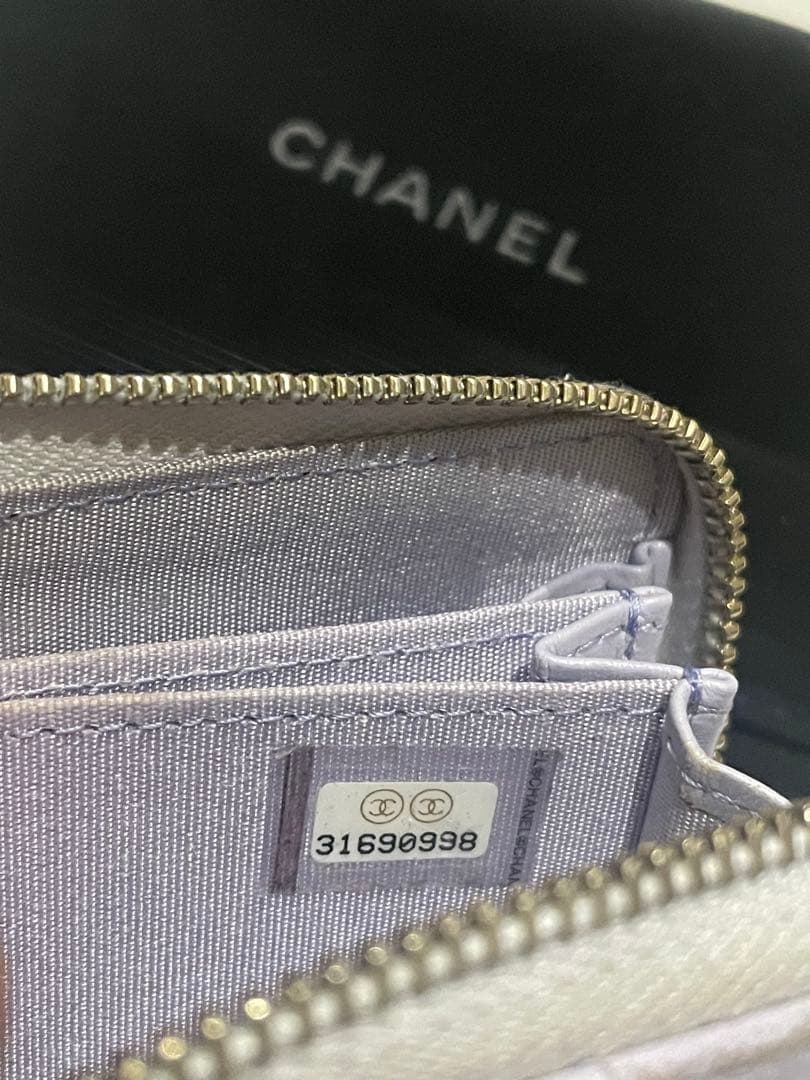 CHANEL 薄紫 ケース　カードケース