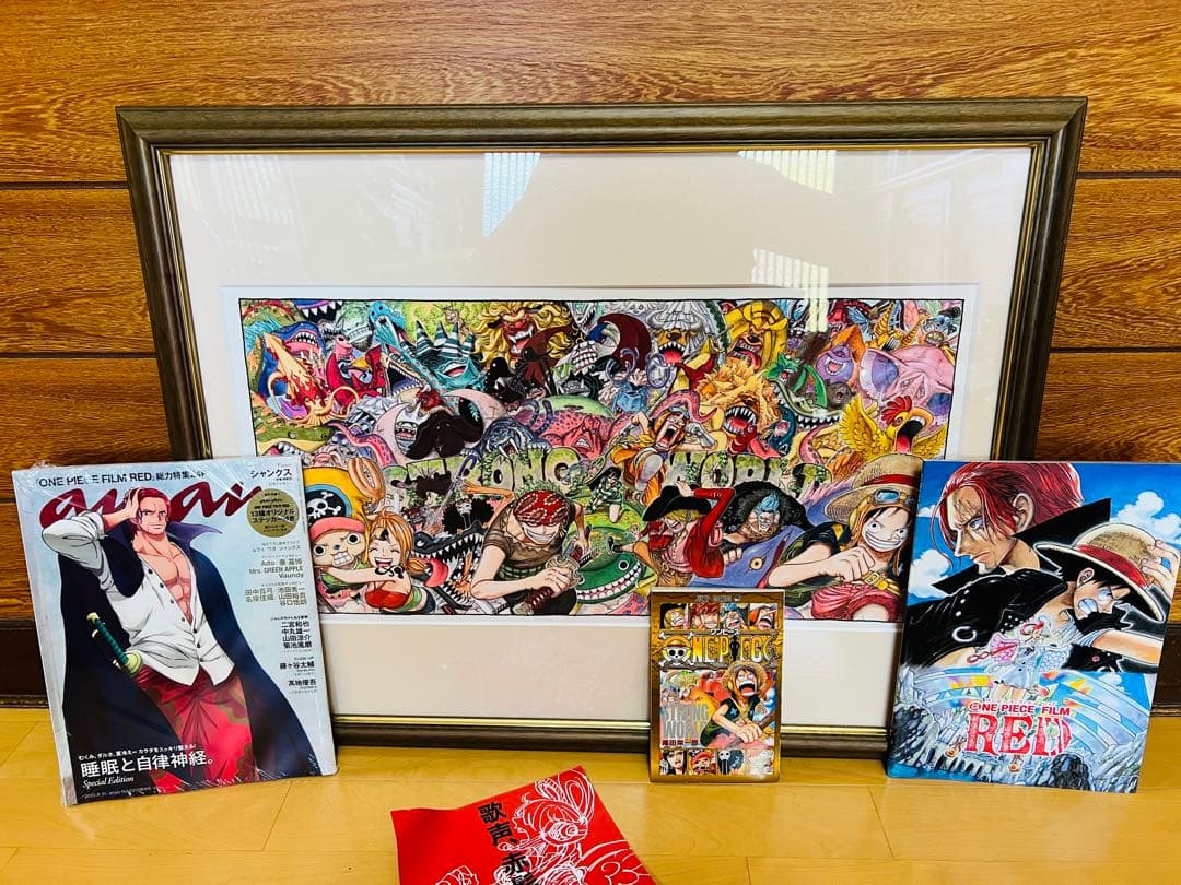 ONE PIECE劇場版STRONG WORLD 高級複製原画　RED特典セット