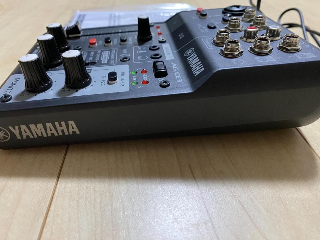 YAMAHA ヤマハ オーディオインターフェース ブラック AG03MK2 B