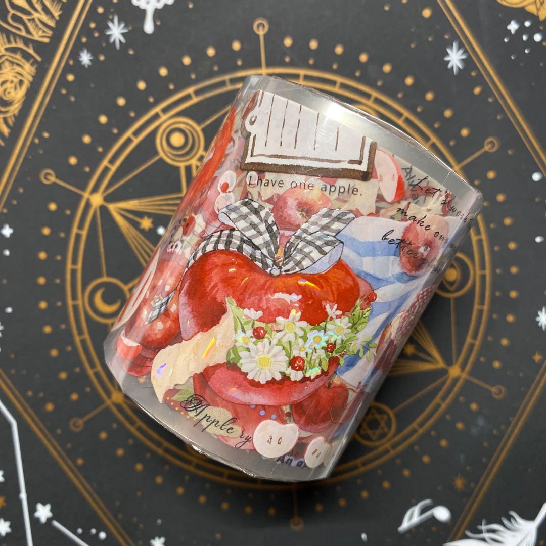 【M】海外　10m巻　貝殻光マスキングテープ　人物系/お花系/男の子　女の子