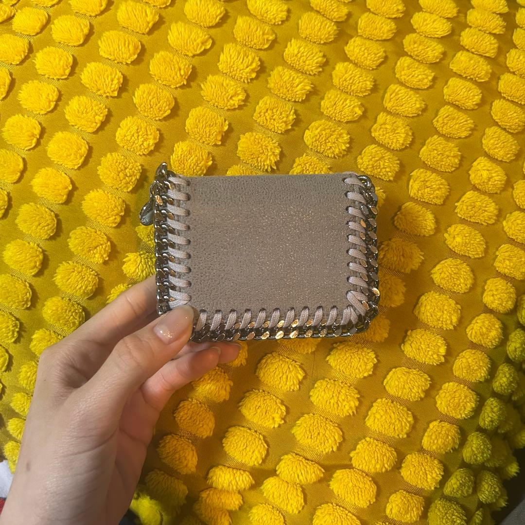 STELLA McCARTNEY グレー三つ折り財布