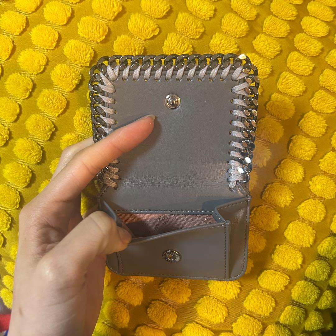 STELLA McCARTNEY グレー三つ折り財布