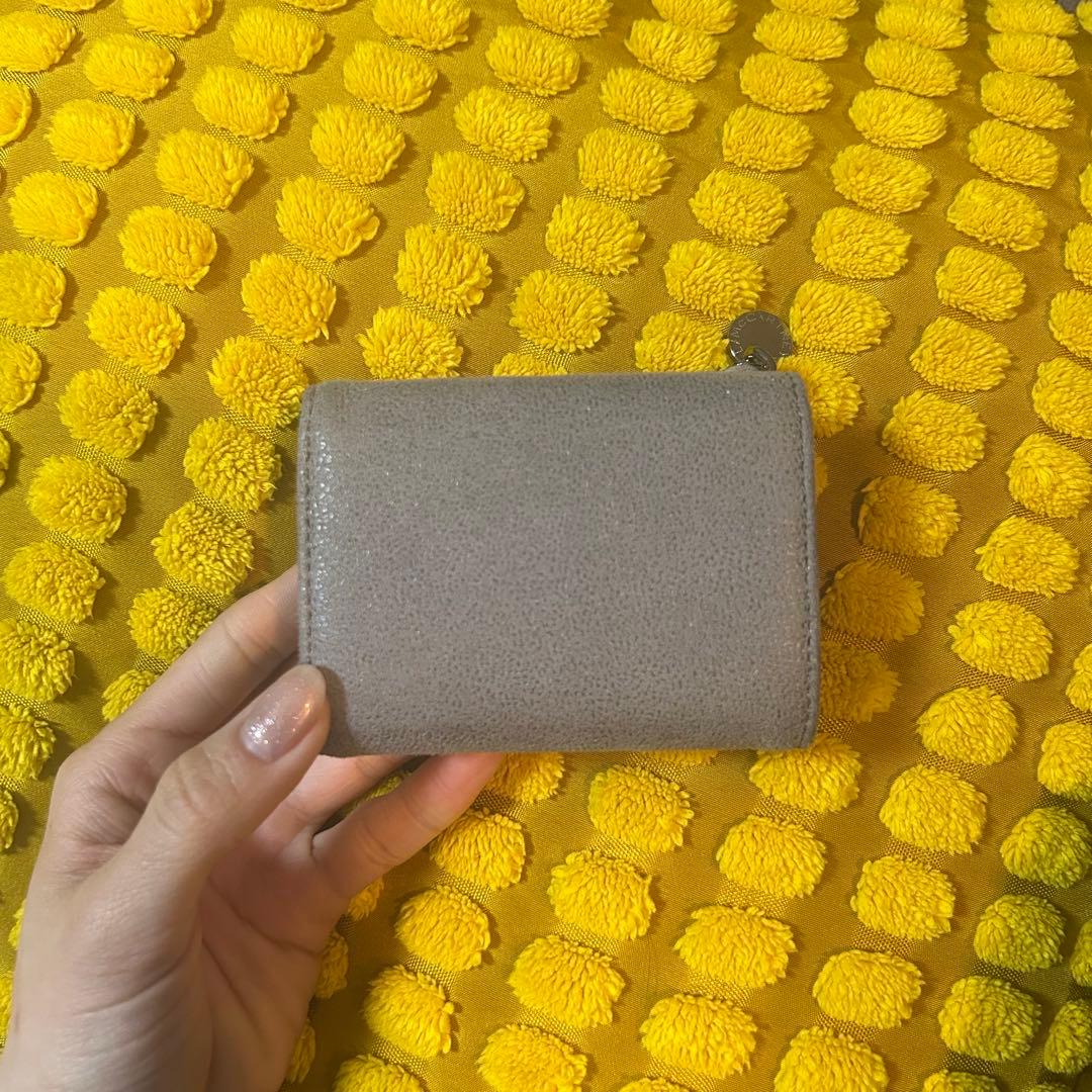 STELLA McCARTNEY グレー三つ折り財布