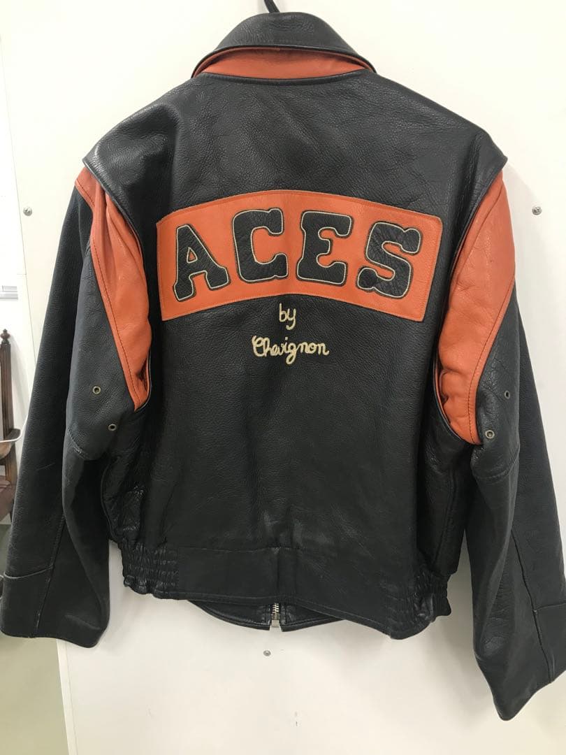 [希少] CHEVIGNON シェビニオン　高級牛革レザージャケット