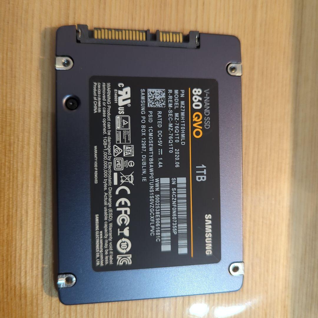 外付けハードディスク・ドライブ Samsung 860 EVO 1TB SSD